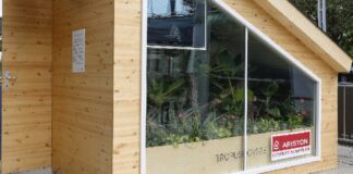 Formabontó installáció a megújuló energiák népszerűsítésére